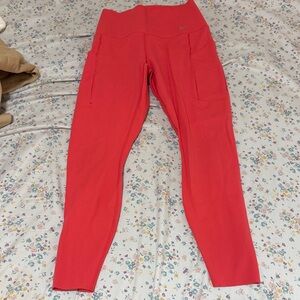 Nike Bright coral Athletic Leggings